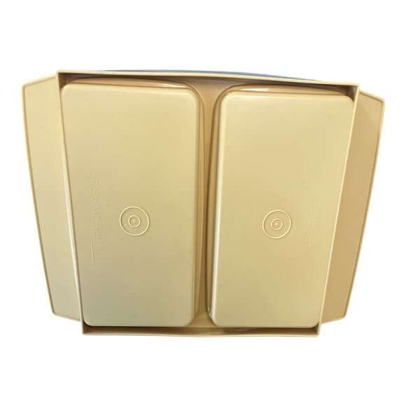 Vintage Tupperware Deviled Egg Carrier Base Only – Model 723-3 – Harvest Gold – - Picture 2 of 2